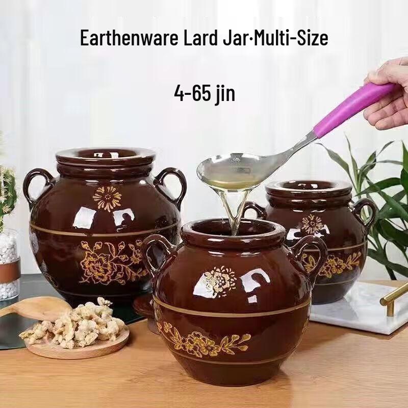 Ceramic Kitchen Oil Storage Pot