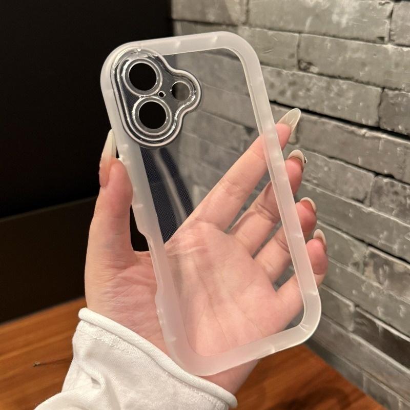 

Роскошный прозрачный чехол для телефона Candy для iPhone 11 12 13 14 15 16 Pro Max, противоударный прозрачный чехол-бампер For iPhone X белый