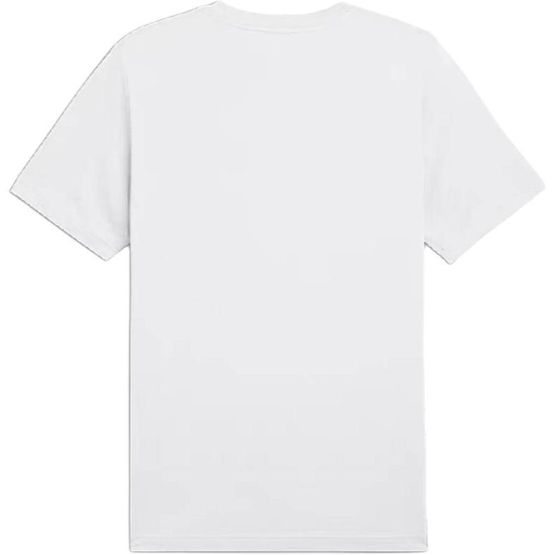 PUMA ESS T Shirts Men's White Crew Neck Moderate 688948-02