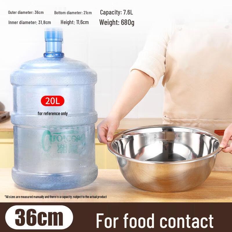 HANDUNYOU Food-Grade Stainless Steel Basin