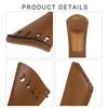 Standard Wood 4/4 Violin Tailpiece Replacement String Plate Violin Tailpiece String Instruments Parts Easy to Install