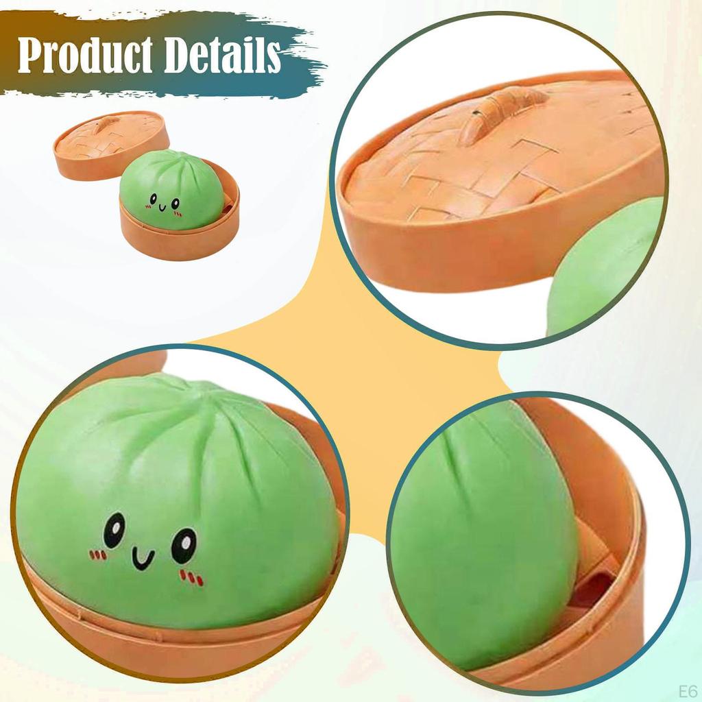 Fidget Sensory Toy Desk Classroom Prizes Cute Holiday Gift Tricking People Simulated Steamed Bun