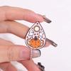 Halloween Punk Ghost Collected Enamel Pin Custom Spooky Boo With Black Cat Brooches Clothes Lapel Badge Jewelry Gift for Friends