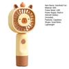 Handheld Fan Multi-Speed Adjustable Capybara Design Quiet Operation USB Rechargeable Portable Cooling Fan