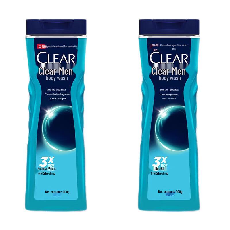 CLEAR Men s Cologne Fragrance Shower Gel
