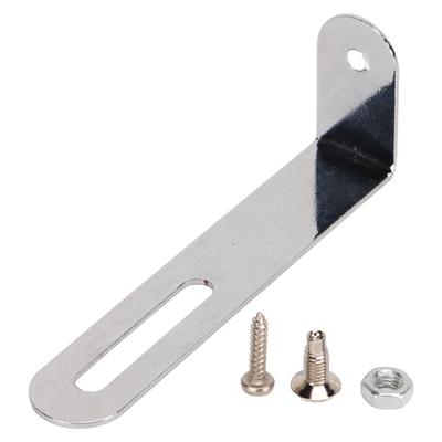 Silberner Metall Gitarren Schlagbrett Montagehalterung Robust Praktisch E-Gitarre Rechter Winkel