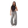 I Saw It First Womens/Ladies High Waist Cargo Jeans