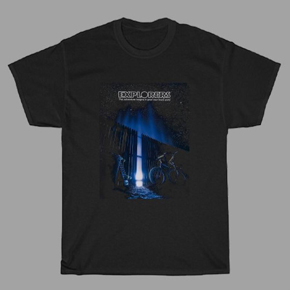 Explorers Retro 80s Movie Men#039;s Black Size S to 3XL Unisex T-Shirt XXXXL