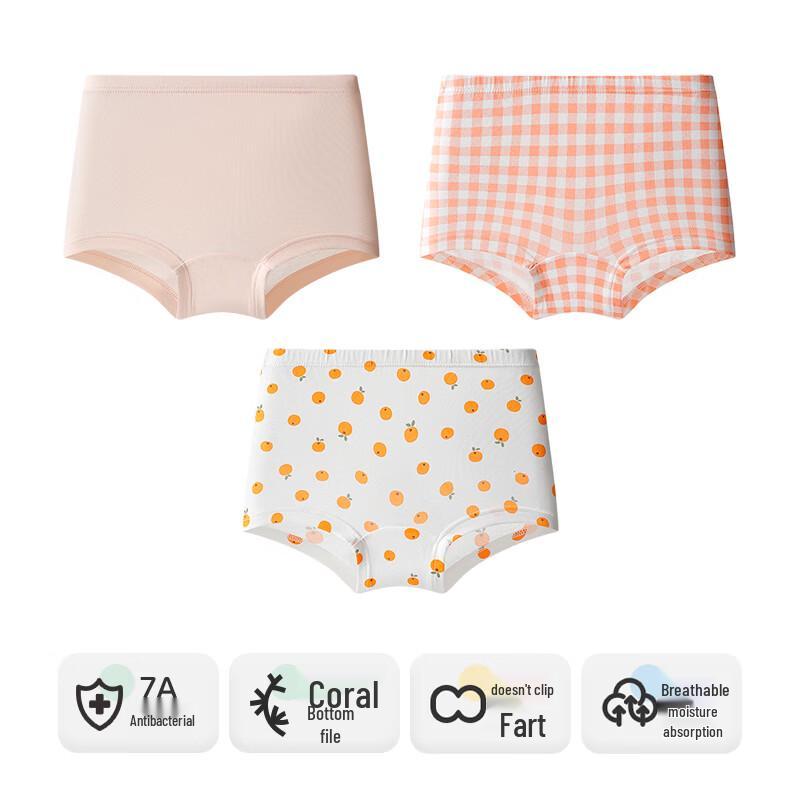 

Girls Modal Cotton Antibacterial Boxer Briefs 160