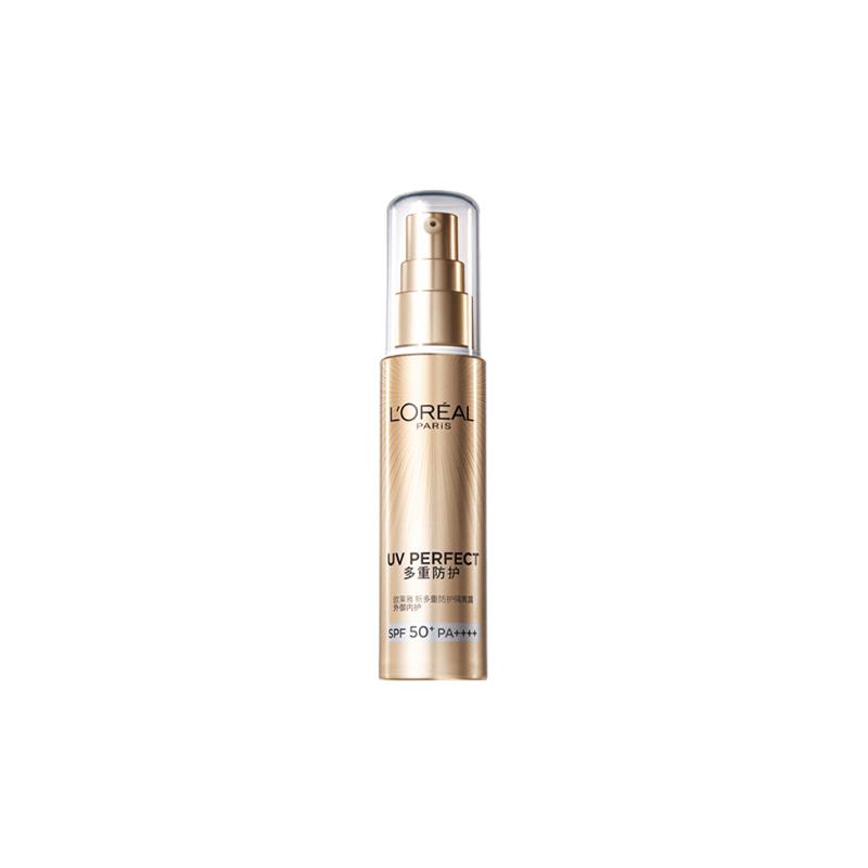 Loreal Paris Small Gold Tube Sunscreen Lotion UV Protection Isolating Moisturizing Refreshing Antioxidant Firming SPF50+ PA++++ Skin Care 50ml