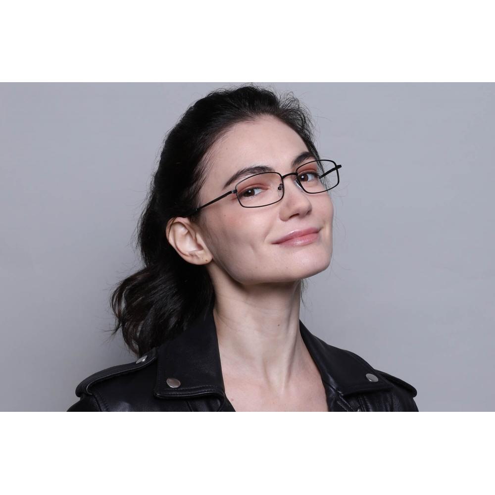 Full Rim Rectangle Black Smartbuy Collection Skylar 799a Fashion Unisex Eyeglasses