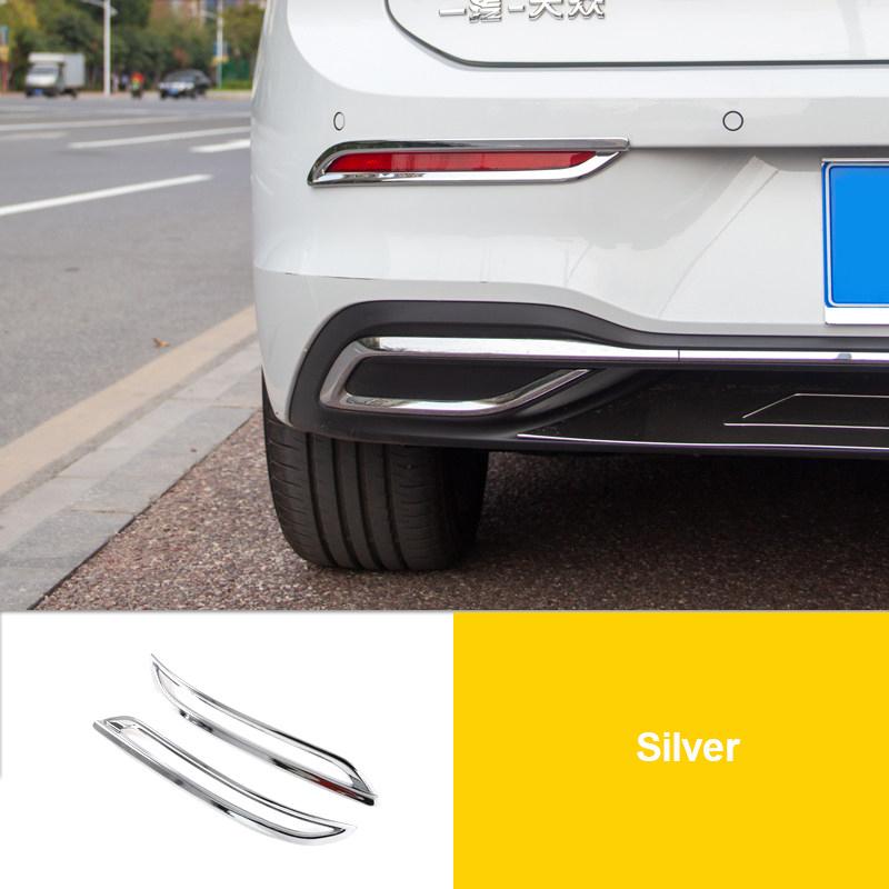 For Volkawagen VW Golf 8 MK8 2022 ABS Car Rear Fog Light Cover Trim Tail Foglight Lamp Frame Sticker Accessories