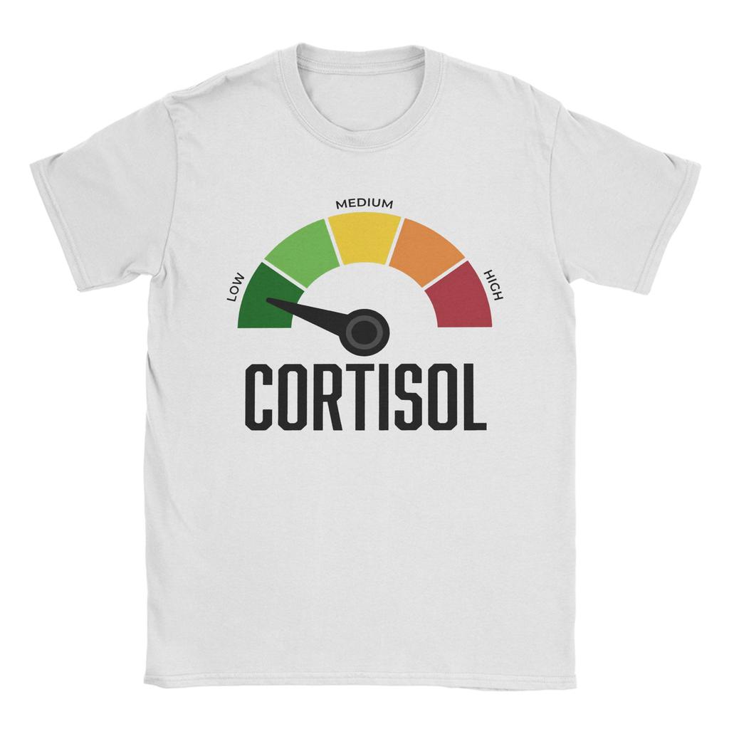 Mens Womens Low Cortisol Levels V T Shirt Cotton Printed Tee Shirts  Clothing Outfits