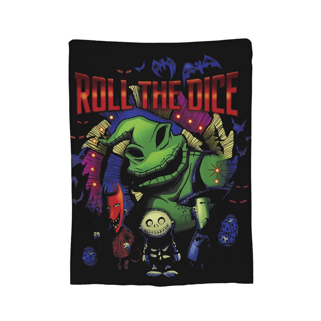 The Nightmare Before Christmas Flannel Blanket Jack And Sally Throw Blankets for Bed Sofa Couch 200x150cm Rug Piece,