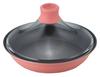 Dipper IH-Compatible Tagine Pot with Glass Lid, 23cm, Pink, DR-5331