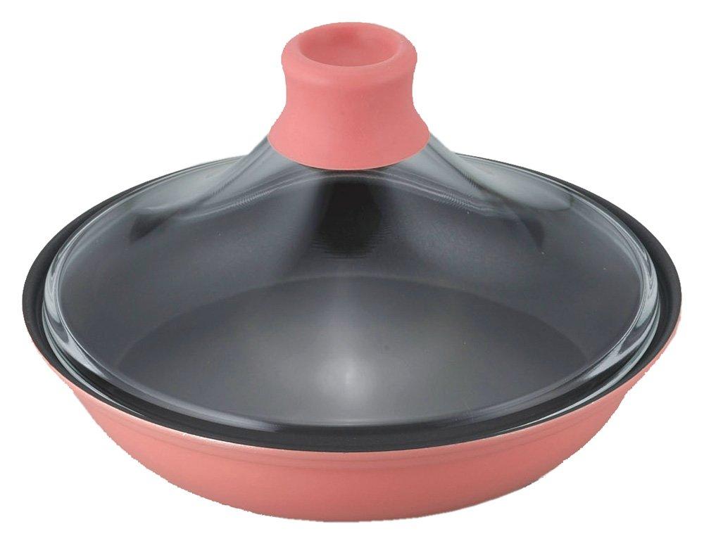 Dipper IH-Compatible Tagine Pot with Glass Lid, 23cm, Pink, DR-5331