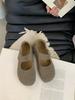 Soft Leather Version~ Inner Height-increasing Boken Shoes Women's Platform Mary Jane Single Shoes Women's 2025 Spring New Soft-soled Boken Shoes