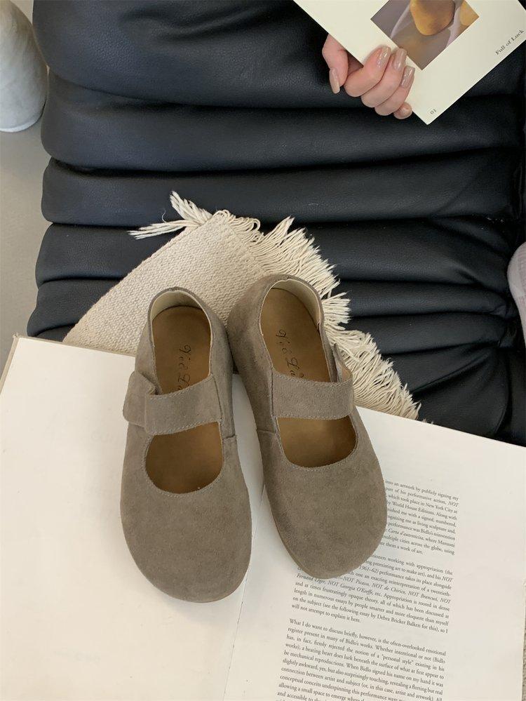 Soft Leather Version~ Inner Height-increasing Boken Shoes Women's Platform Mary Jane Single Shoes Women's 2025 Spring New Soft-soled Boken Shoes