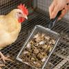 Heavy Duty Stainless Steel Chicken Manures Shovel for Easy Cleaning of Poultry Coops with Ergonomic Handle
