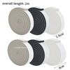 1-10Rolls Door Window Sealing Strip Self-Adhesive Sponge Foam Soundproof Tape Windproof Dustproof Door and Window Gap Seal Strip