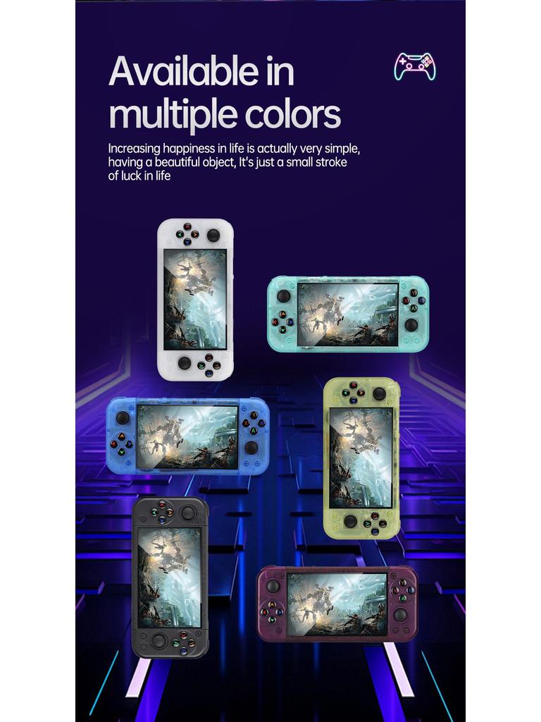 Handheld RG50XX Retro GBC Arcade Game Console with Double Open Source PSP Games and LINUX System.