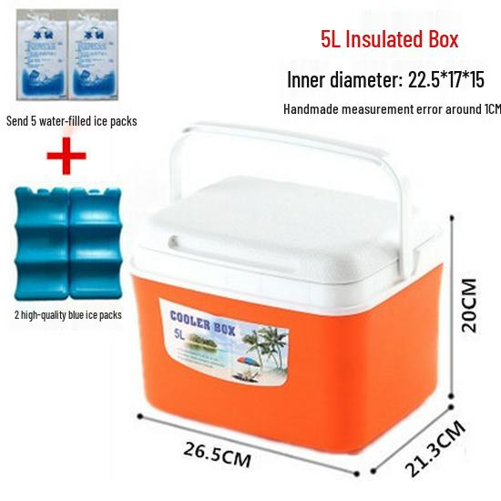 Tragbare isolierte Frischhaltebox für kleine Kühlschränke, den Außenbereich, zum Angeln und für unterwegs