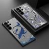 Funda Estampada de Tiburón Ballena Animal Marino Para Samsung Galxy S26 Ultra S25 Edge S24 S23 S22 Plus S21 FE Anillo Magnético Delgado Cubierta Mate