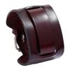 Unisex Adjustable Punk Leather Bracelet: European & American Cowhide Wristband New Style