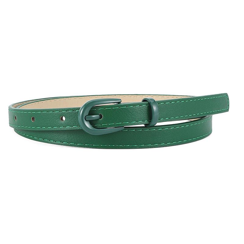 Contemporary And Sleek Pu Leather Womens Belt With Stylish Pin Buckle For Outfit Any