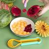 1PC Multifunctional Fruit Digging Ball Spoon Stainless Steel Watermelon Digging Ball Spoon Double Head Melon Fruit Carving Tool