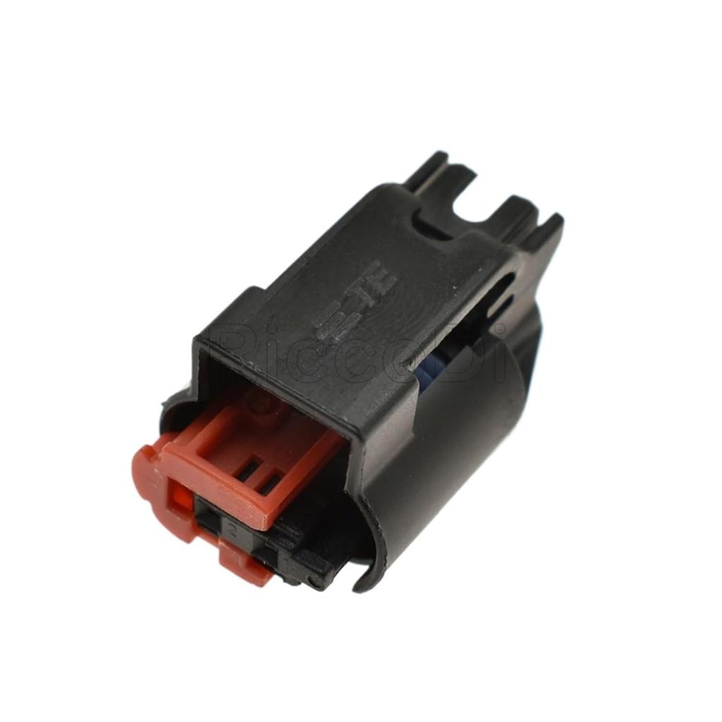 1-20 Kit 2 Pin 0.6 Series Auto Electric Wire Waterproof Connector 1-1438608-1 Wiring Socket with Terminal Rubber Seals (Size : 1Set)
