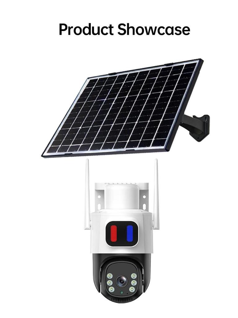 AOV Solar-Powered 4G HD Outdoor Wireless Security Camera with Smart Night Vision