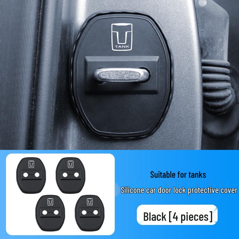 

Ideal Silicone Protective Cover for Tank 500 Car Door Lock: Dustproof, Rustproof, Shock-Absorption, and Decorative. Other models, contact customer service, 4-piece