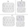 1/2/3 Stück Gitarrenplektren Formen für Resin Gießen Gitarren Plektrum Resinform für Musikinstrumente Zubehör Erwachsene Kinder