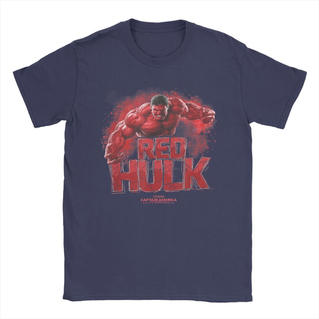 Captain America Brave New World Red Hulk Logo TShirt Unisex Funny Pure Cotton Tees Crewneck Short Sleeve T Shirts