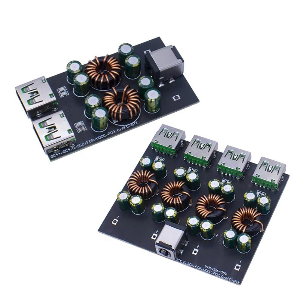 1 2 4 Way USB Type-C Quick Charge Adapter Step Down Buck Boost Module Mobile Phone Charging