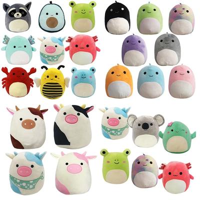 1ks Plyšových hraček SquishmallowKawaii Pták Dinosaur Žába Štěně Krávy Panda Plyšové zvířátko Vyberte si svůj oblíbený dárek Plyšová hračka Dárek pro děti 20cm