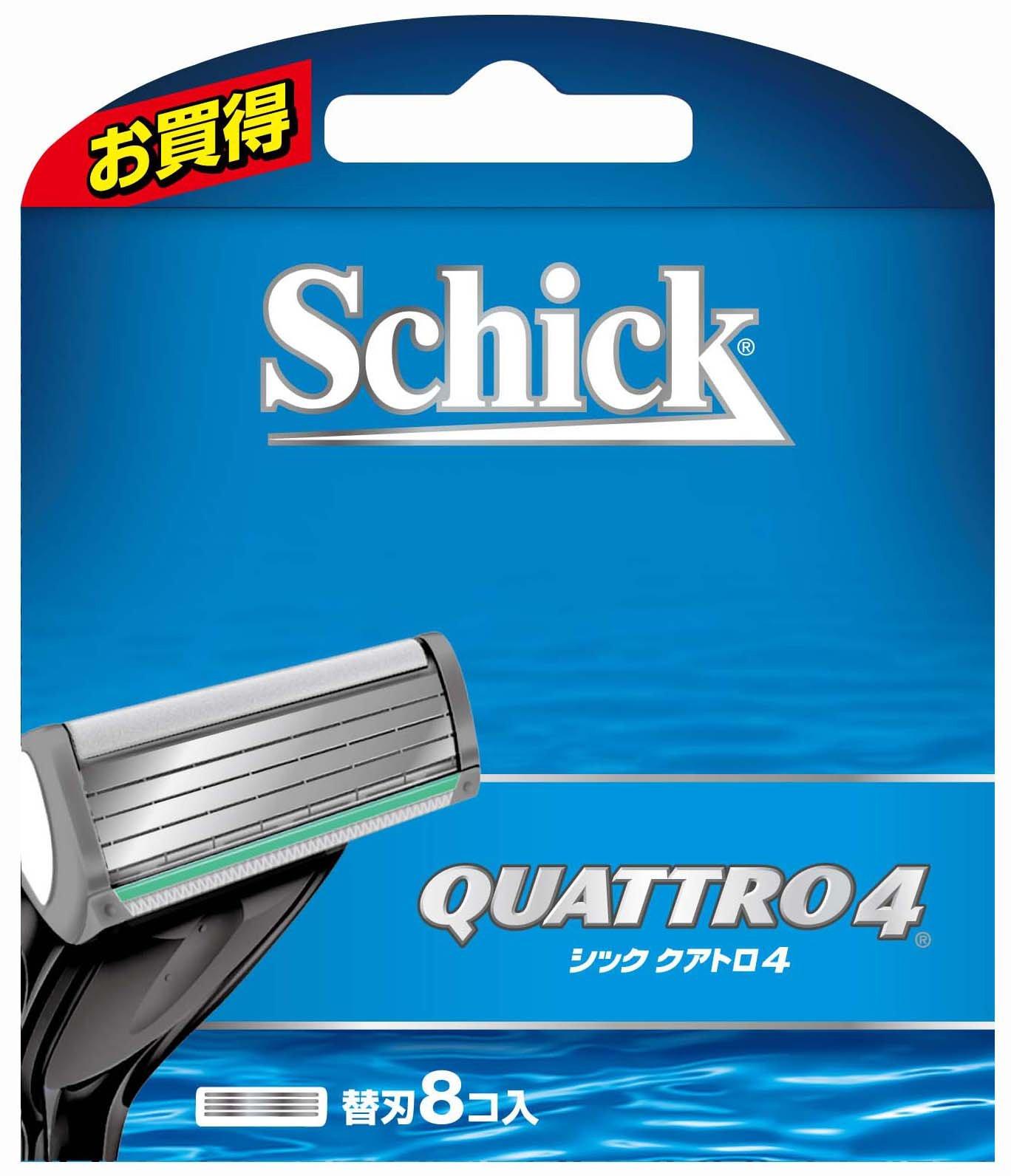 

SCHICK Quattro 4 Spare Blades (8 pieces)