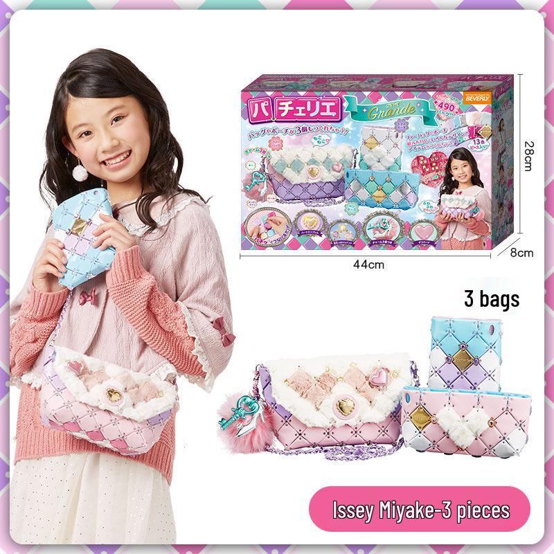 Handmade Japanese Puzzle DIY Bag for Girls (Ages 3-9) - Educational Toy & Birthday Gift