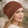 Soft Modal Hijab Caps Elastic Cancer Chemo Hat New Turban Hat  Women Headwear