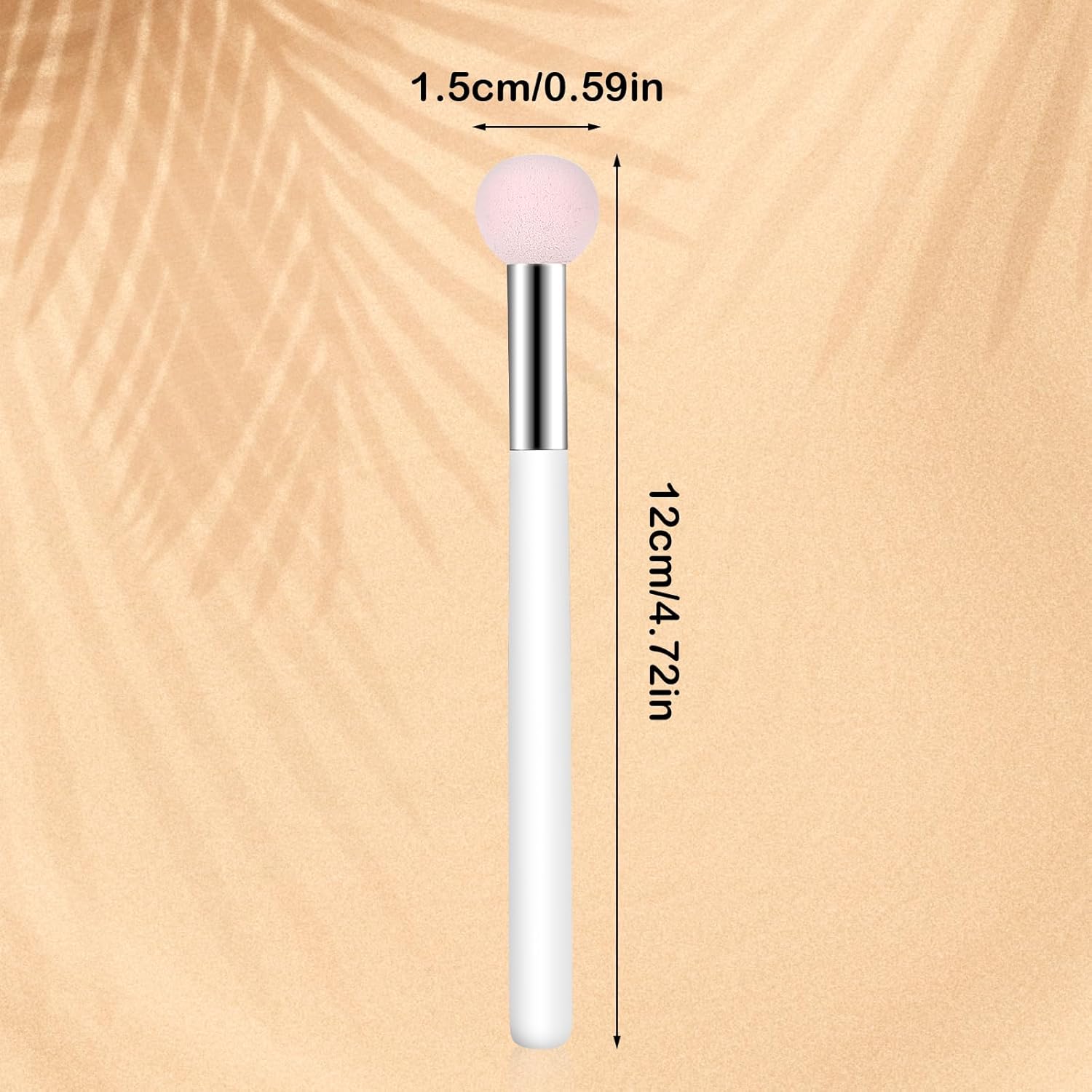 Mushroom Makeup Sponge with Handle Small Concealer Brush Sponge Under Eye for Face Eyelids Nose Foundation Concealer Applicator Eyeshadow Brushes for