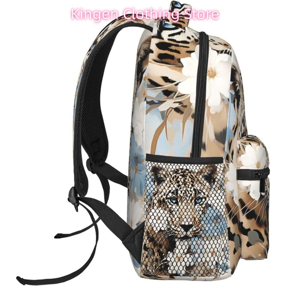 Zabawny Uroczy Leopard Lekki Plecak na Laptop Lekki Wielofunkcyjny Podróżny Codzienny Plecak Unisex Plecaki College dla Mężczyzn W