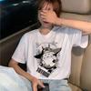 New Totoro T Shirt Women Studio Ghibli Kawaii 90S Graphic T-Shirt Harajuku Miyazaki Hayao Ullzang Tshirt Top Tees Female