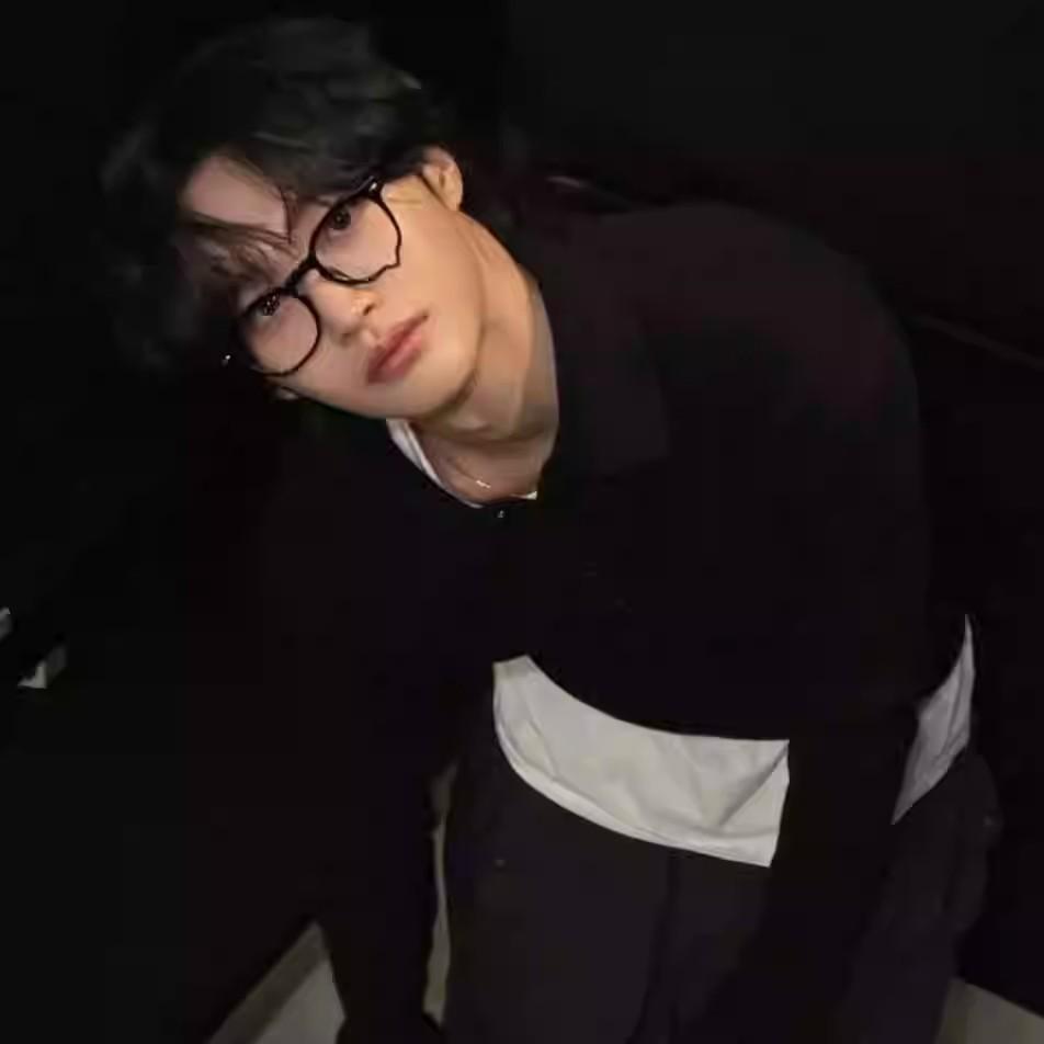 **Anime-inspired Spicy Girl Tearful Glasses - Japanese Academy Style**