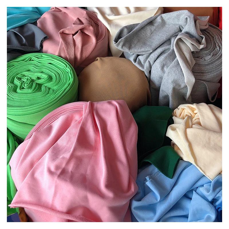 Wide 180cm French Terry Loop Cotton Knitted Fabric Abrasion-Resistant Sweatshirt Sweater Suit Sports Casual Wear Comfortable