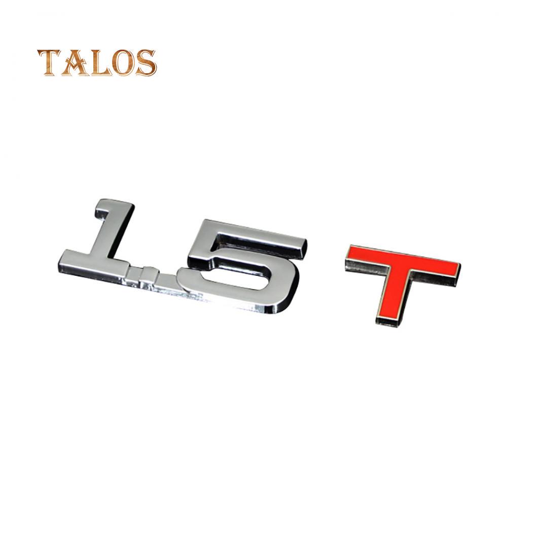 

3D Металл 1,6 1,8 2,0 3,0 T Логотип Эмблема Значок Стайлинг Автомобиля Наклейки Наклейки Декор Автомобильные Аксессуары one size