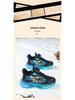 2025 Winter Boys' Waterproof Leather Sports Shoes with Rotating Buckle - Warm, Anti-Slip, Trendy for Middle and Big Kids