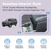 Center Console Hanging Storage Box Tray for Toyota 4Runner Accessories 2010-2024 Wallet Phone Keys Armrest Hanging Car Organizer