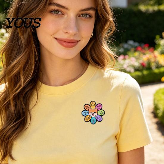 Animal Badge Pin Enamel Dog Cat Flower Brooch, Colorful Pin, Brooch Clothing Bag Scarves Hat Accessories, Gift for Lovers Rainbow