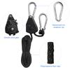 1PC Lifting Rope, Rope Tightener, Tent Elastic Rope, Camping Metal Pulley Tent Rope Canopy Extension Windbreak Rope